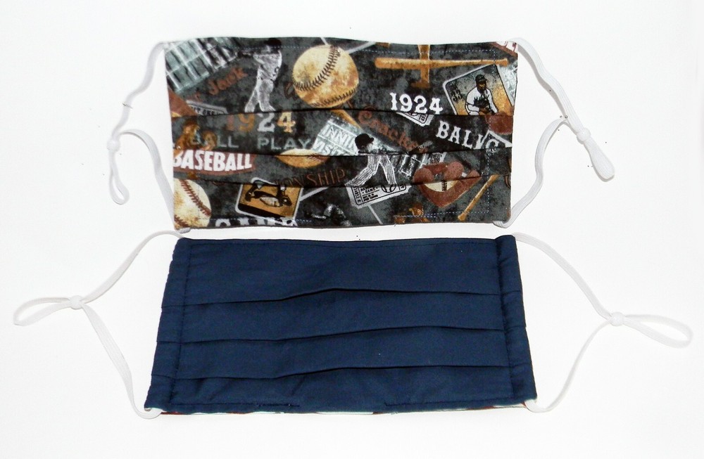 #8 - Baseball 1924 Face Mask 100% Cotton