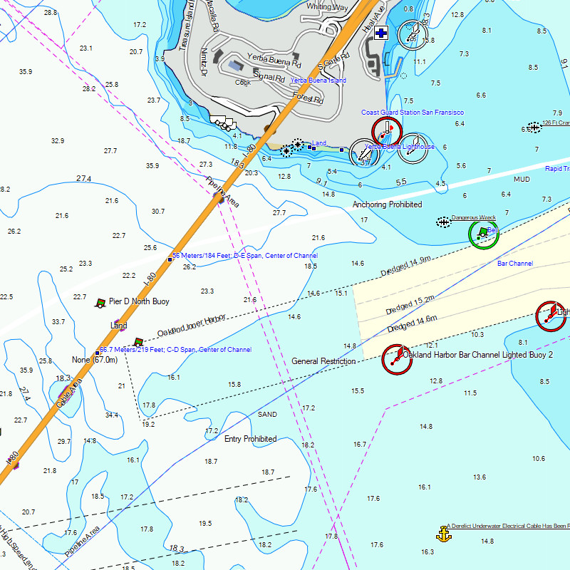 TrakMaps Marine US Pacific Coast - Garmin GPS Map