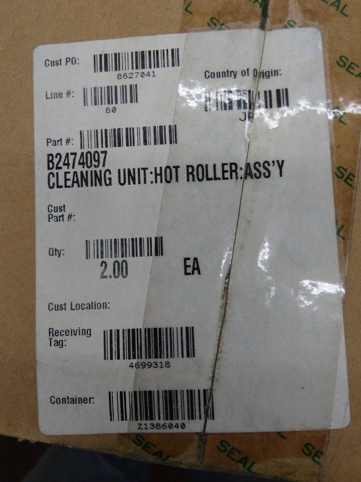 Ricoh B247-4097 Fuser Cleaning Assembly