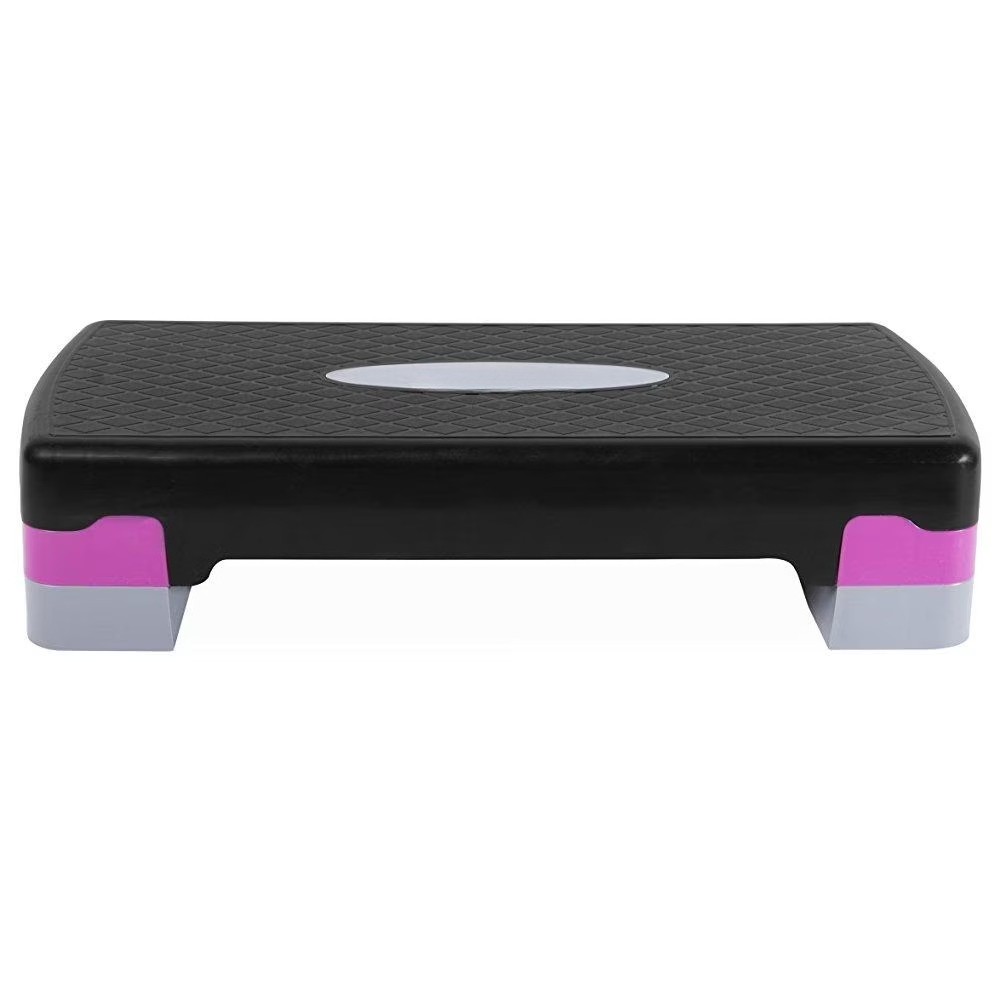 Aerobic Stepper Platform, Black and Pink