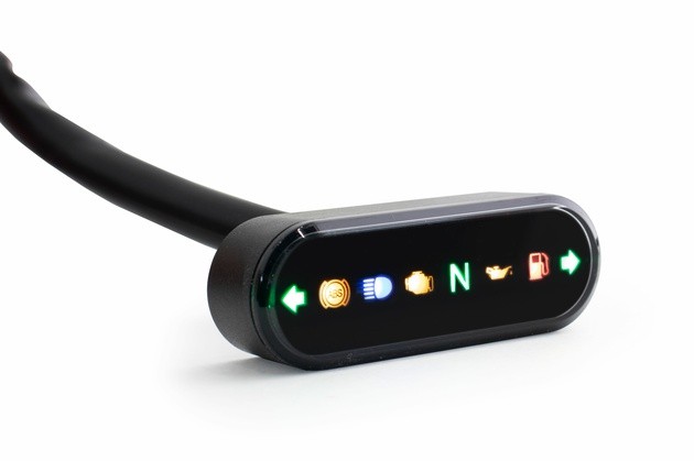 Koso Universal Indicator Light Display Meter Black