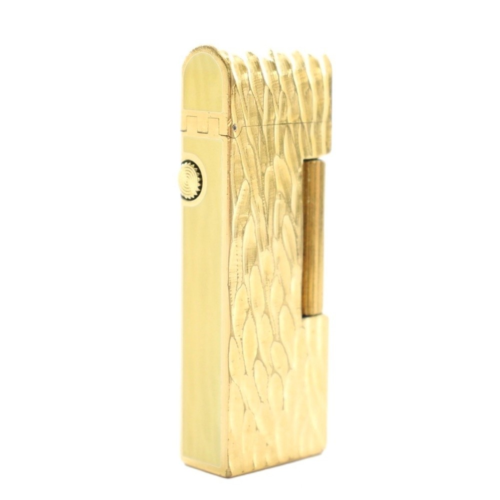Dunhill Gas Lighter Gold Cigarette Roller Used