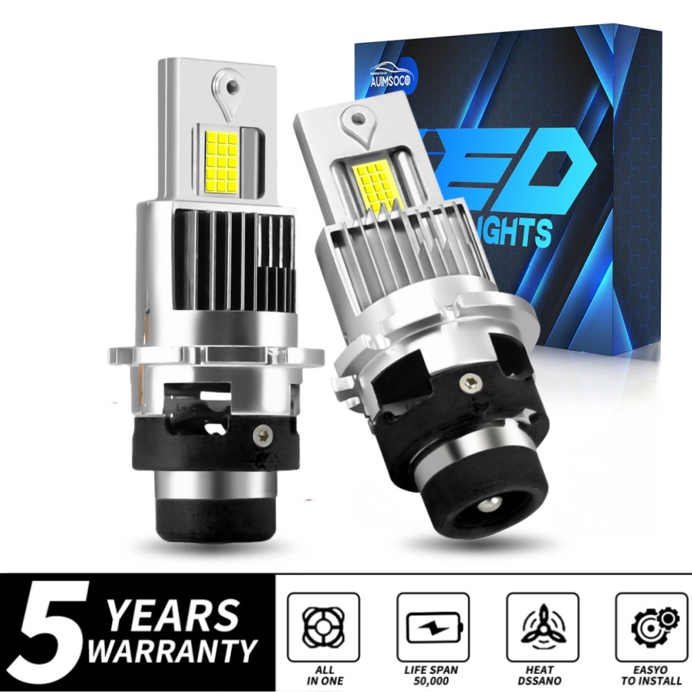 2X D2S D2R LED Headlight Bulb Replace HID Xenon Super White Conversion Kit 6500K