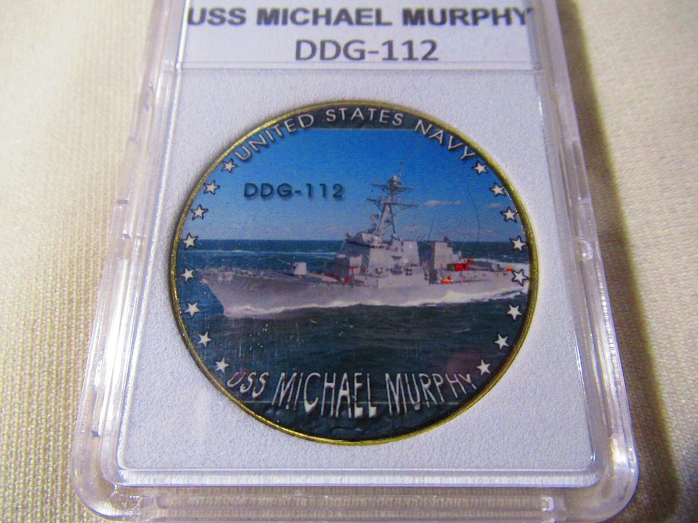 US NAVY - USS MICHAEL MURPHY (DDG-112) Challenge Coin