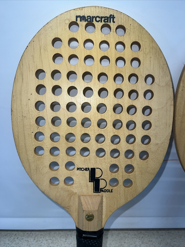 2 Vintage Marcraft Pitcher Paddles