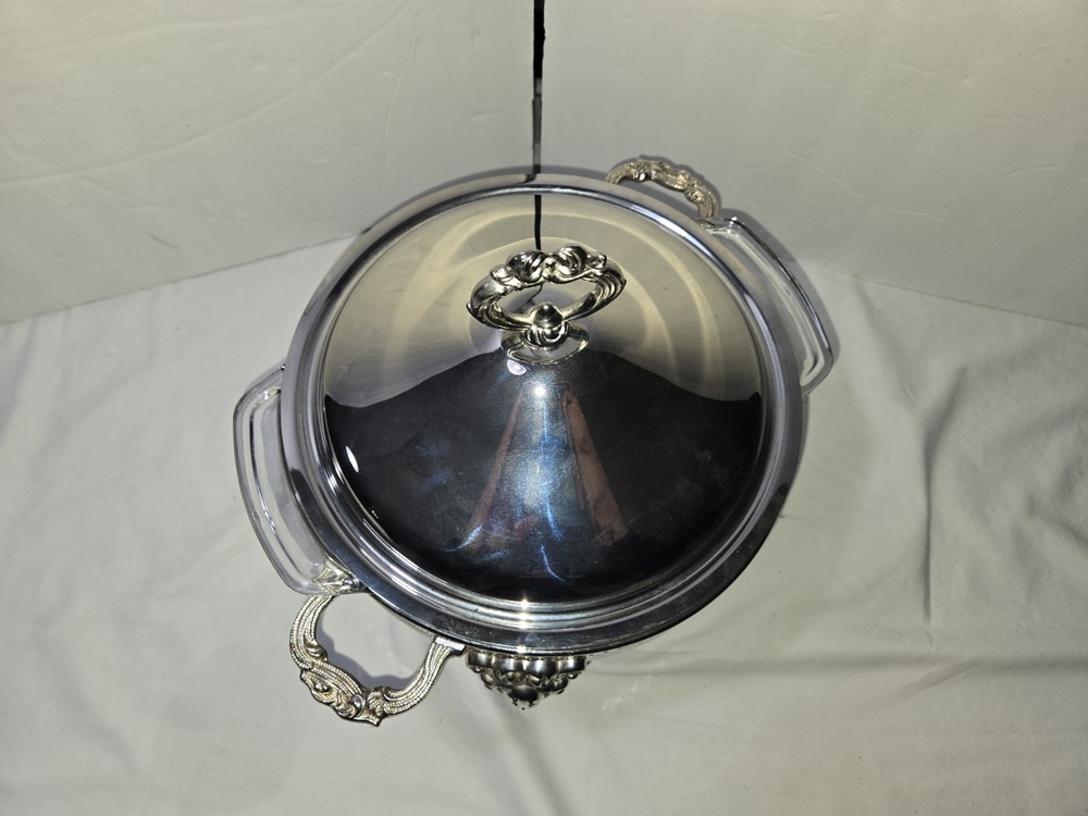 Vintage Silver -Plated Chafing Dish