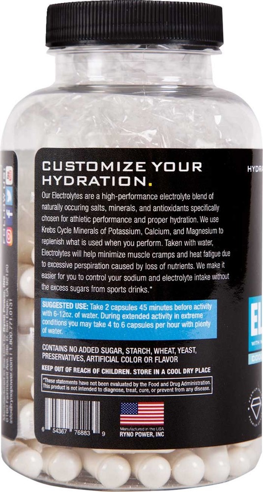 Ryno Power Electrolytes Supplement