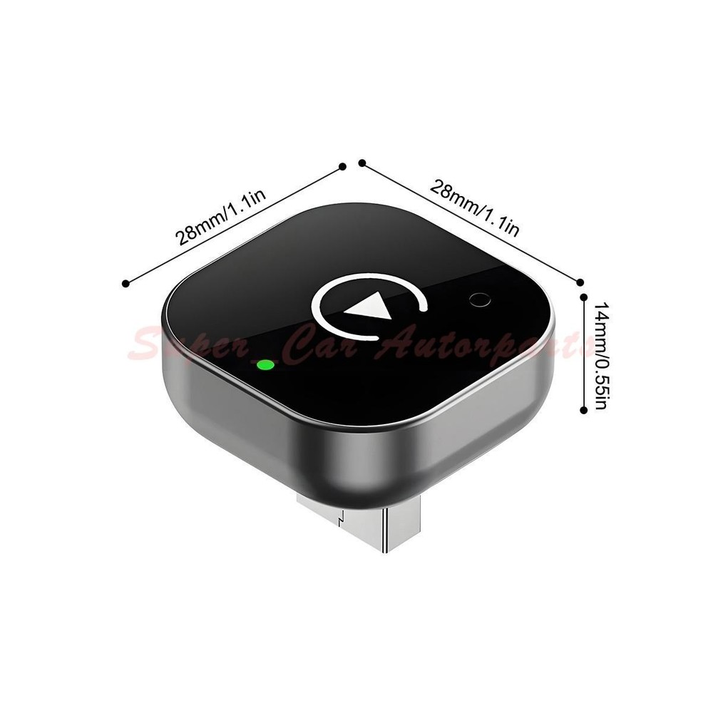 2026 USB Wireless CarPlay Adapter For iPhone Apple Wireless Dongle Plug＆Play-US