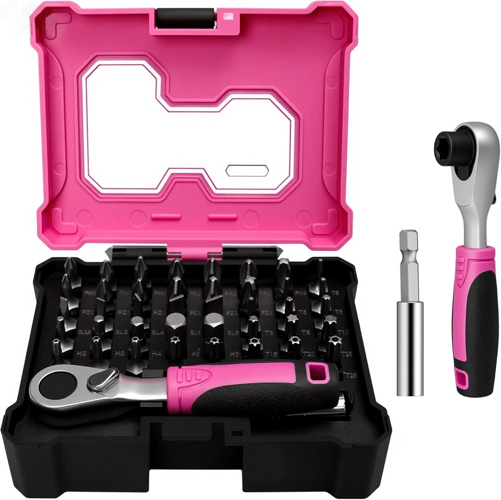 Mini Ratchet And Bit Set Compact Precision Ratchet Screwdriver Set Seal Case