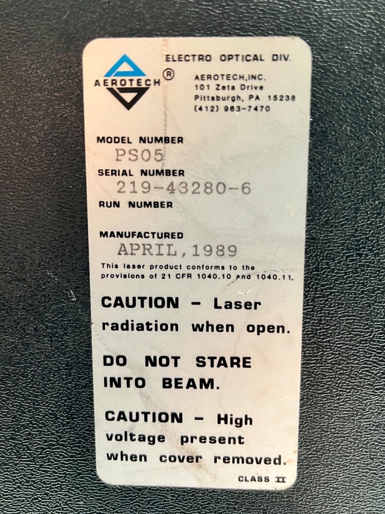 Metricon Laser System