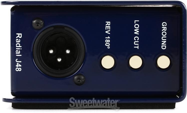 Radial J48 1-channel Active 48v Direct Box