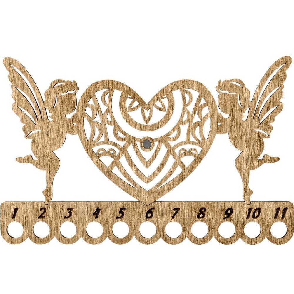 Plywood Thread Organizer Floss Organizer