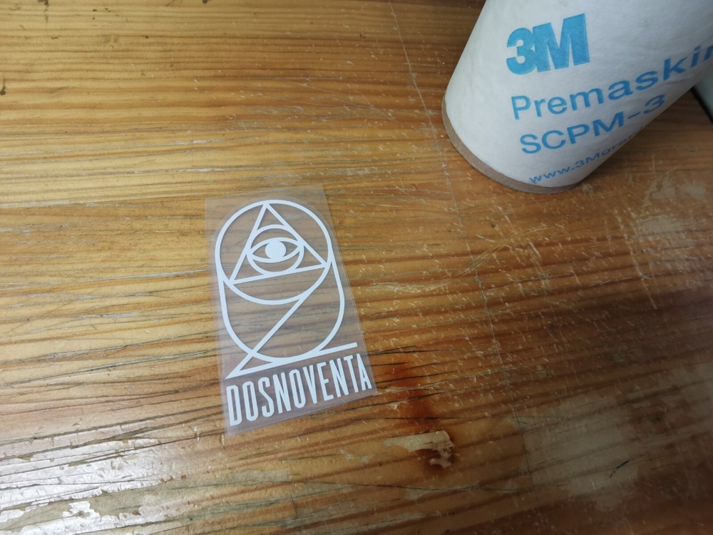 ninety logo white decal stickers sticker ステッ