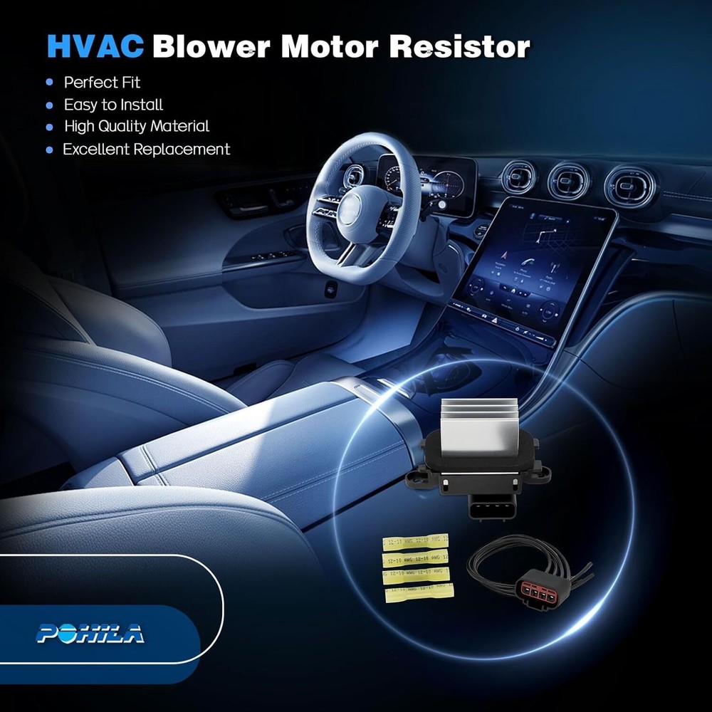 Blower Motor Control Module Resistor Replacement for 2009-2019 Ford Explorer