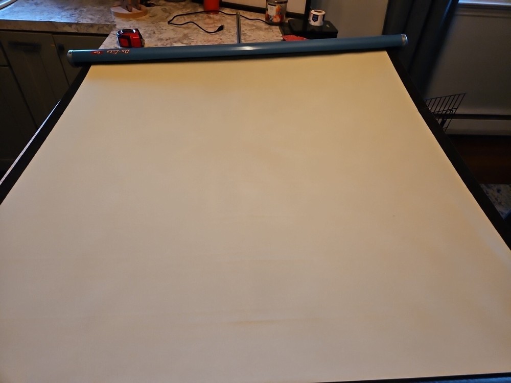 Vintage Da-Lite Flyer 40x40 Projection Screen