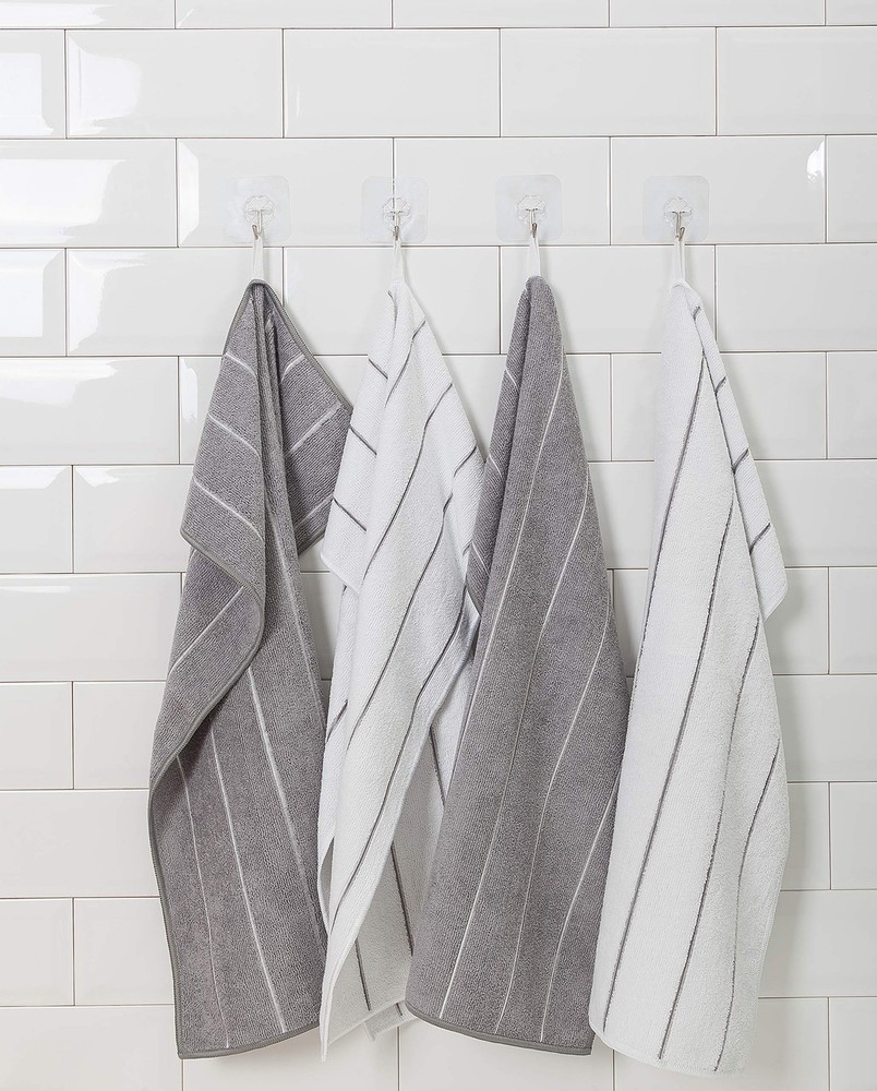 Microfiber Kitchen Towels - Super Absorbent, Soft and Solid Color Dish Towels, 8