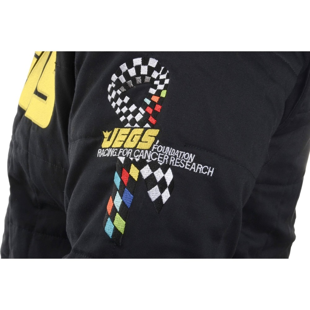 JEGS 6001 Black Triple Layer Jacket Medium
