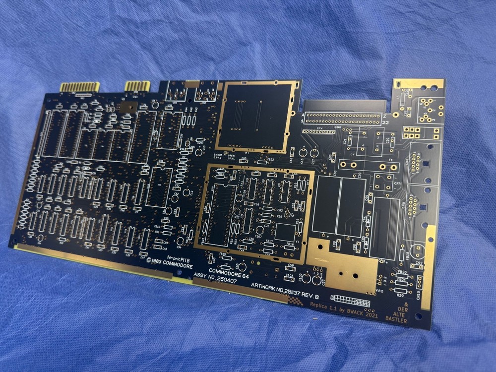 Commodore C64 Motherboard Replica 250407