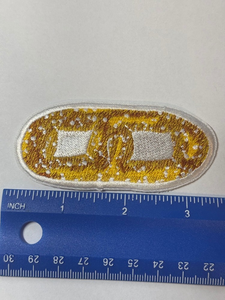 Philadelphia soft pretzel iron on Patch