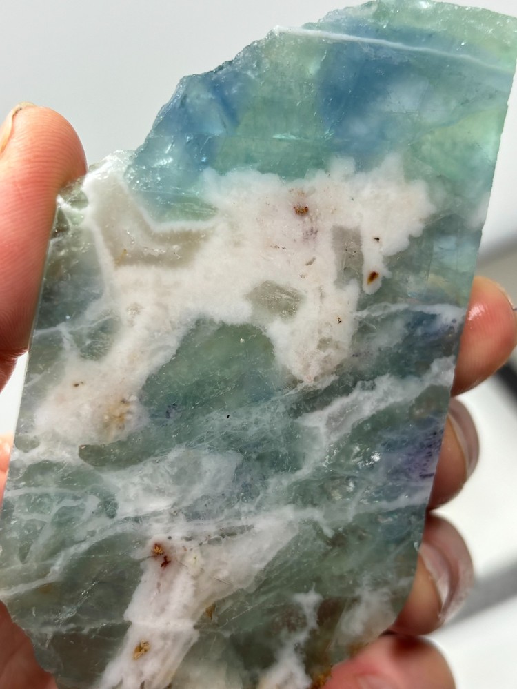 Fluorite slab Cabbing Lapidary Combo Ship Avail
