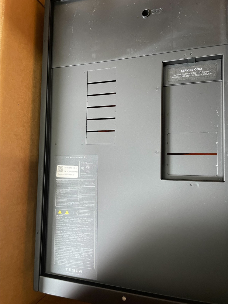 TESLA BACKUP GATEWAY 2 PN: 1232100-00-E