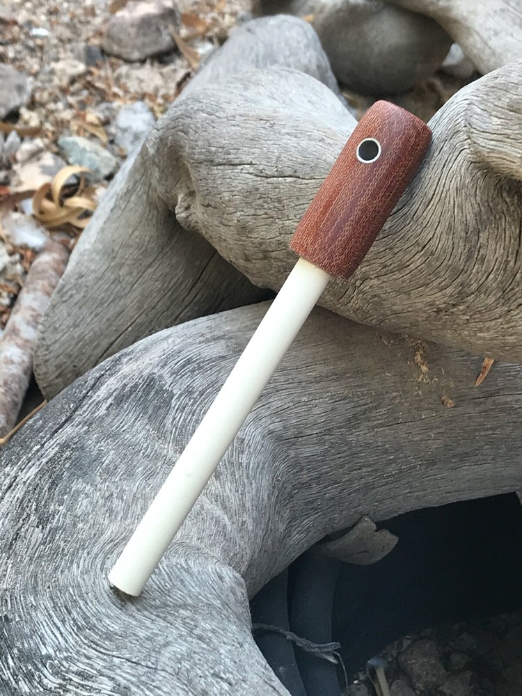 Natural Micarta 3/8" Ceramic Field Sharpener