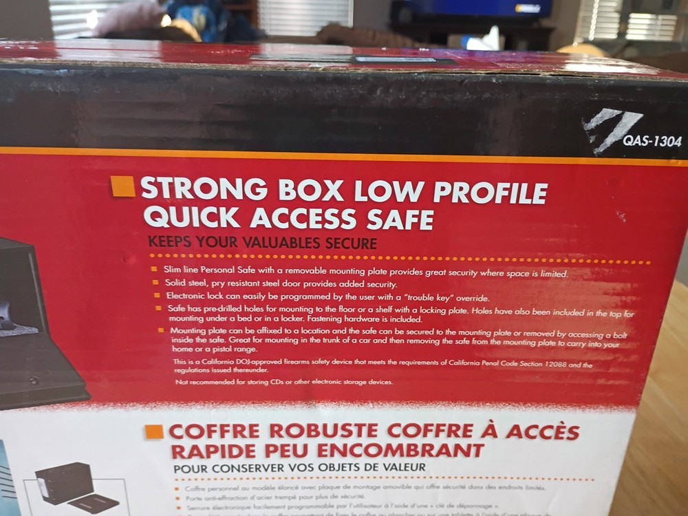 Gun storage Stack-On Quick Access Safe new in box