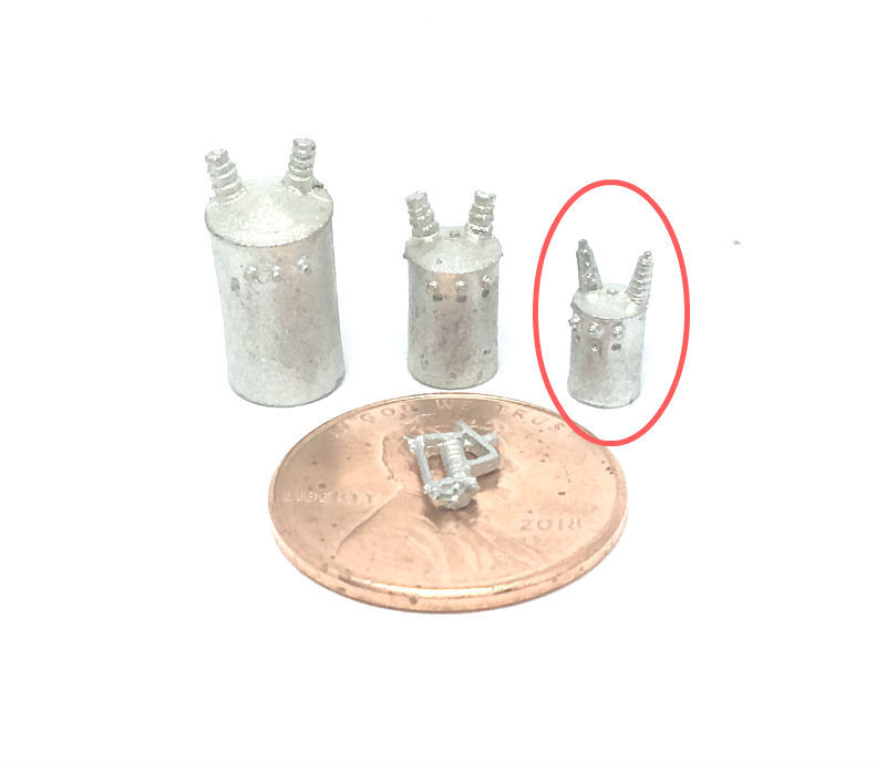HO Scale Small Power Pole Transformers set of 6  (2314)