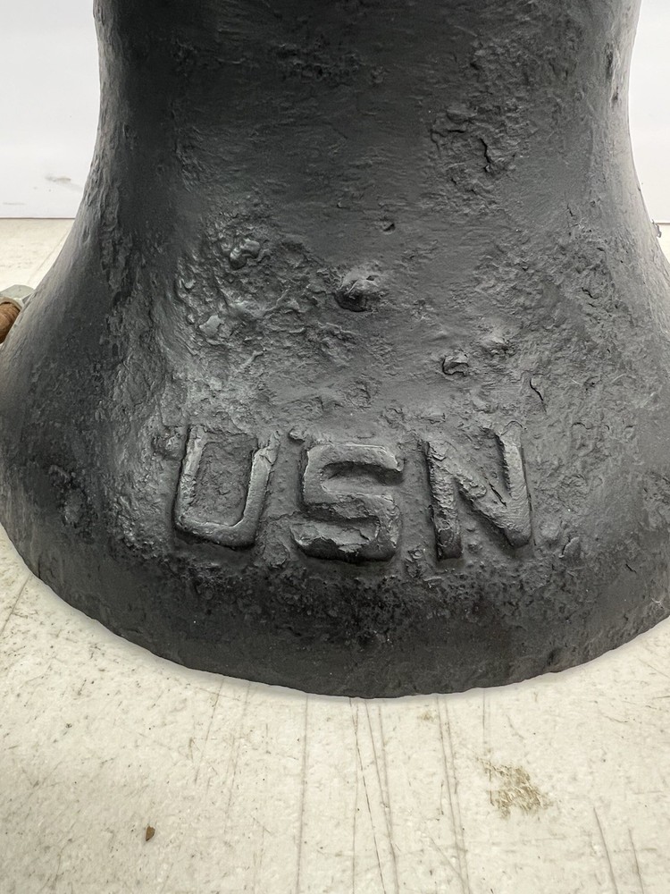US Navy Ships Bell WW11 Cast Iron Authentic