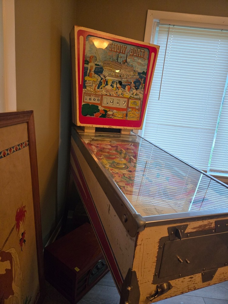 1961 showboat pinball machine