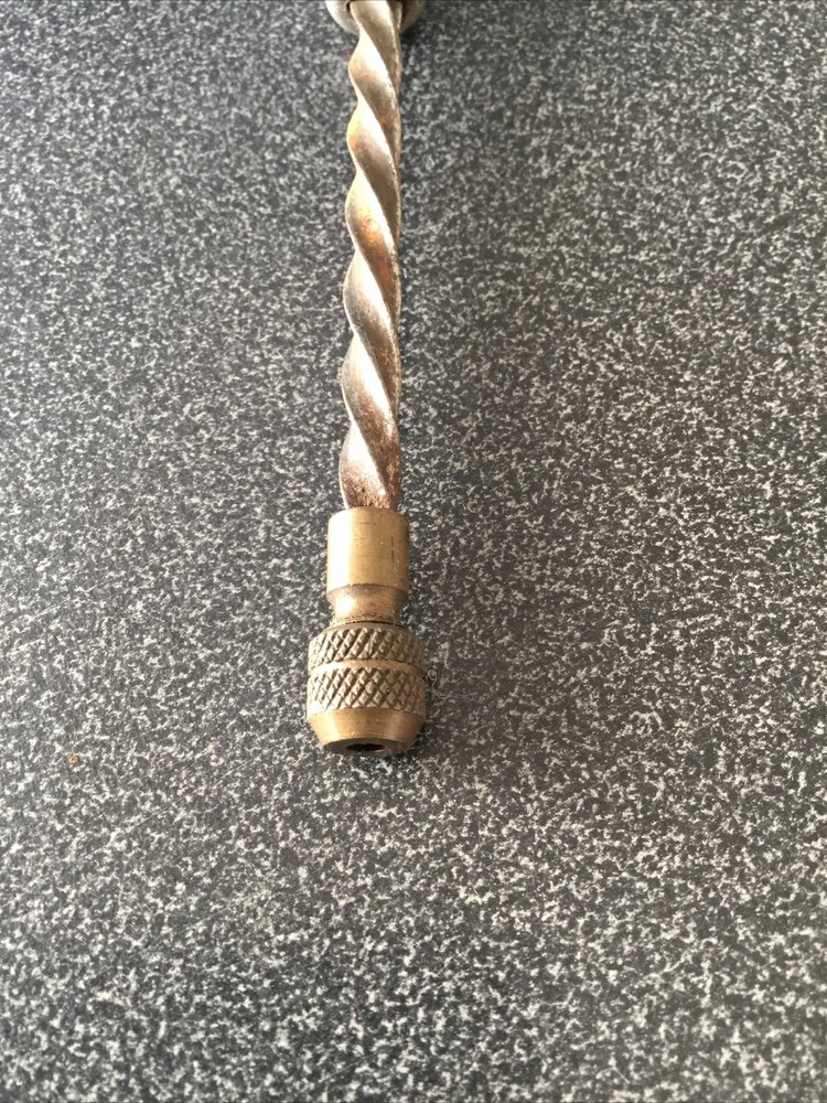 vintage FOREIGN Archimedes Hand drill 7”