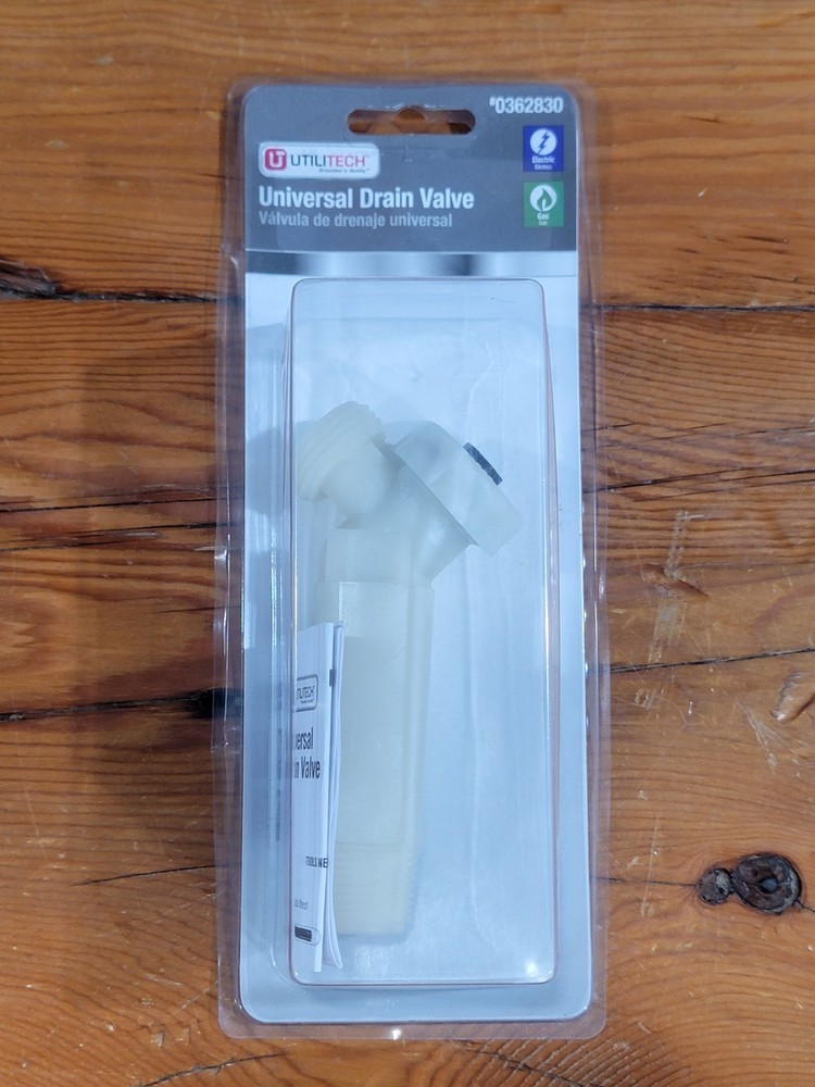 Utilitech Universal Water Heater Drain Valve #0362830