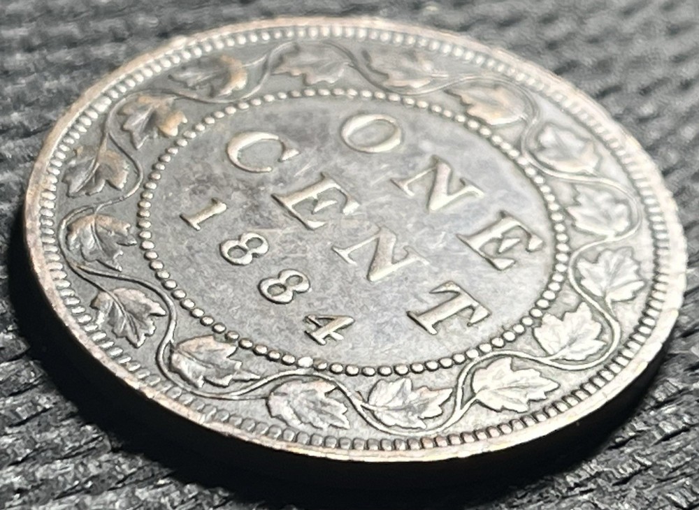 Circulated Canadian 1884 One Cent
