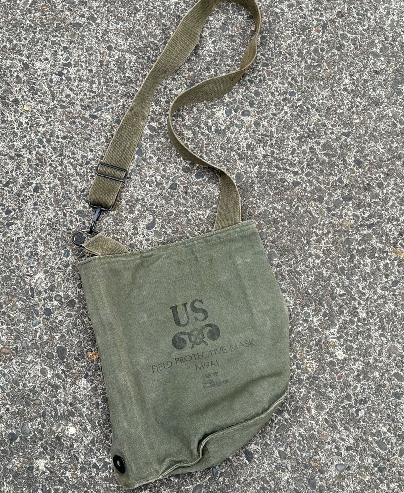 Genuine M9A1 Field Protective Mask Canvas Bag