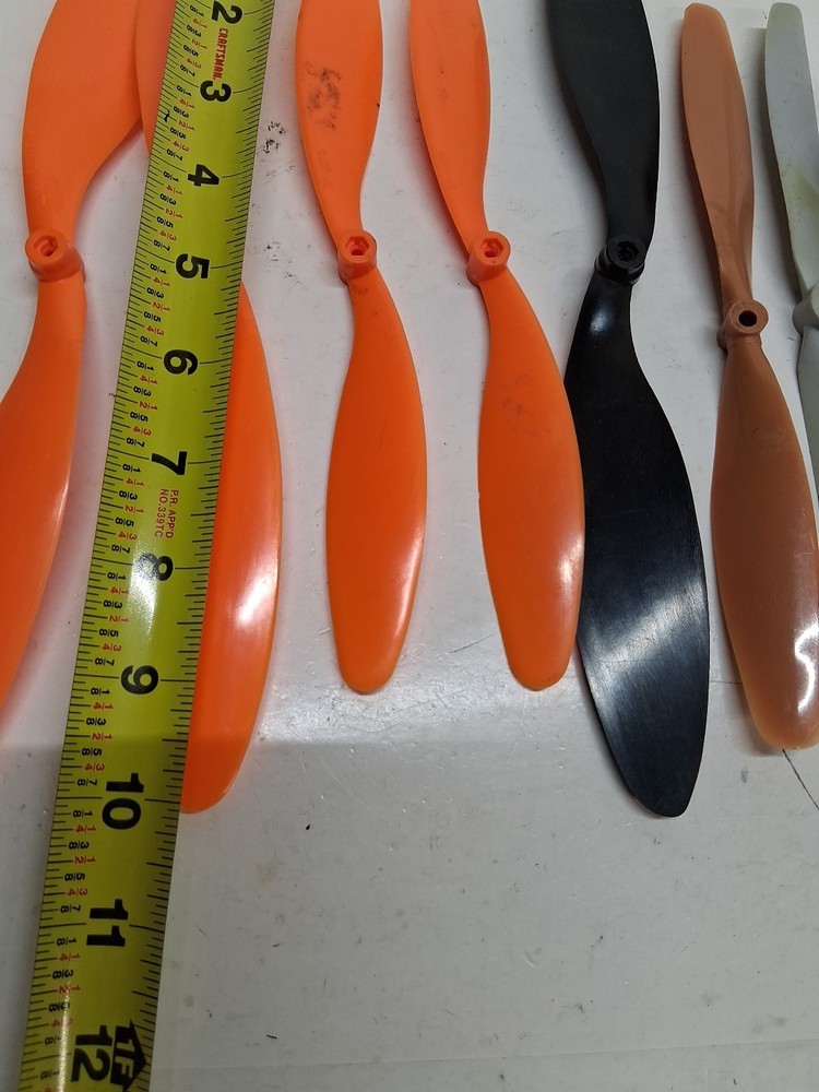 8- Various Size GWS Propellers With 3 Motor Mounts