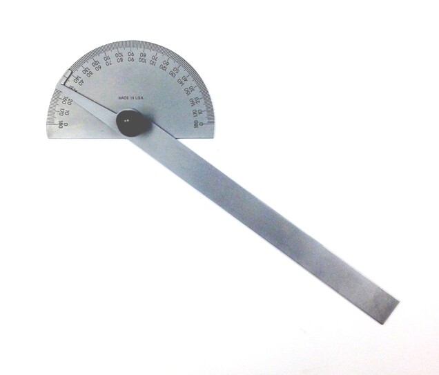 USA MADE ROUND HEAD LOCKING TYPE PROTRACTOR (4901-0015)