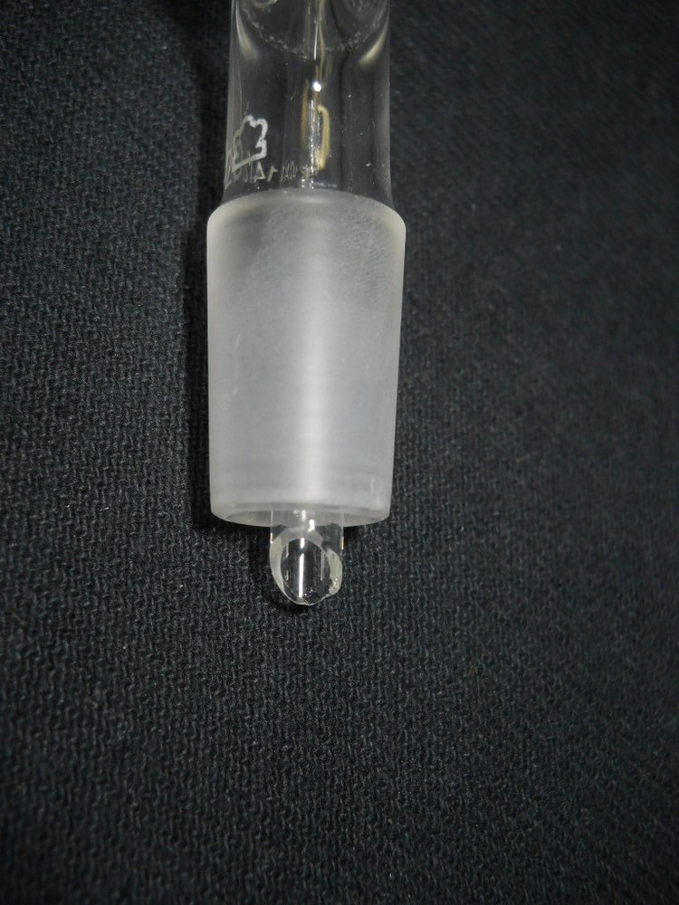 Kontes Bantam-Ware Glass 14/20 Joint Medium Fritted Filter Vacuum Adapter, Chip