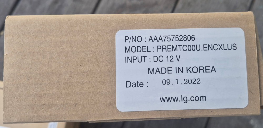 LG ELECTRONICS - PREMTC00U.ENCXLUS Remote For Split System AC