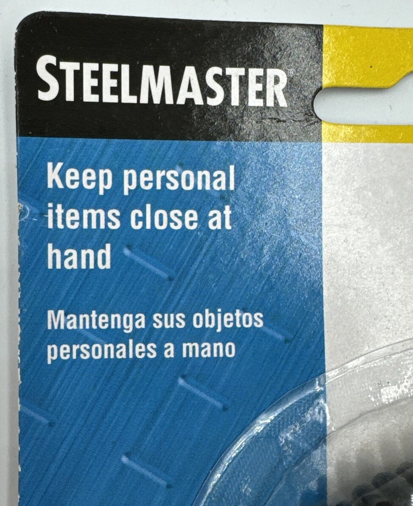 Steelmaster Wrist Coil with Key Ring (Black). New
