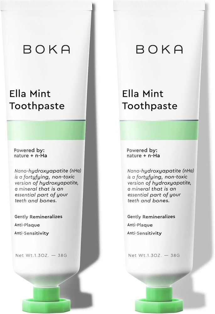 Boka Fluoride Free Toothpaste - Nano Hydroxyapatite, Remineralizing, Sensitive T