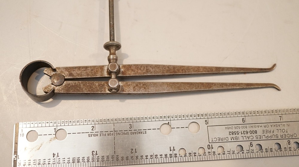 Starrett Spring Type Inside Caliper for South Bend Lathe & Wood Working