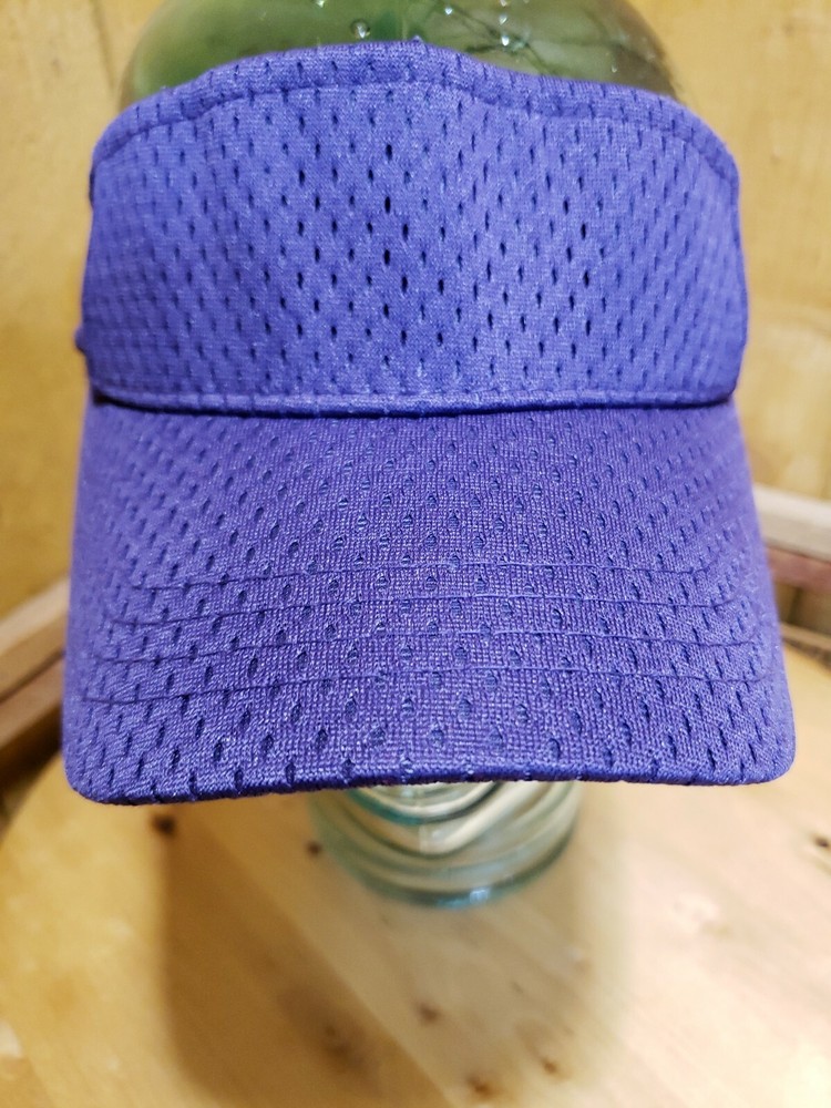 Outdoor Magic Headwear Solid Mesh Sun/Golf Visor Distressed Hook-n-loop Strap