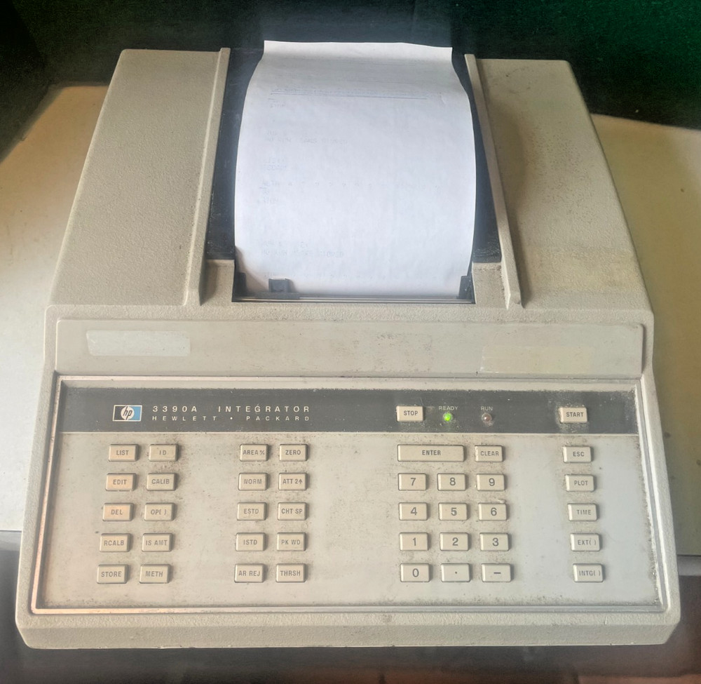 HP/Hewlett Packard 3390A Chromatography Integrator, Chromatograph