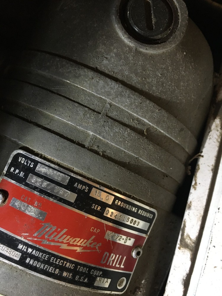 Milwaukee Core Drill Motor Cat # 4030