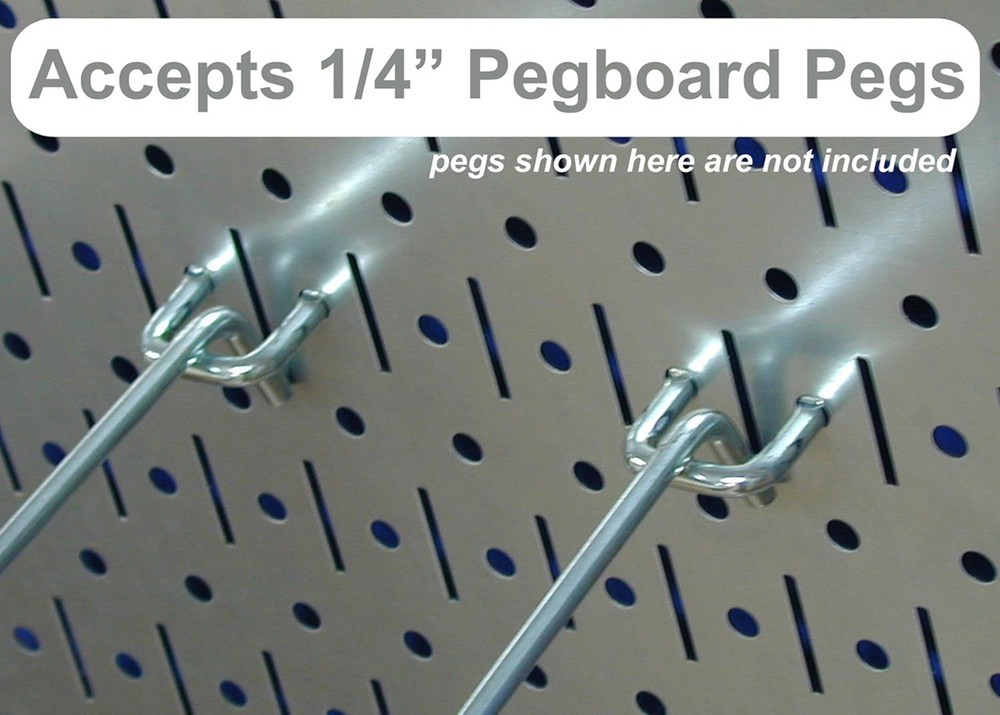 Wall Control 30-P-3232G Gray Metal Pegboard Pack