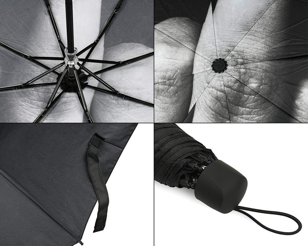 DS. DISTINCTIVE STYLE Middle Finger Umbrella Funny Folding Creative...