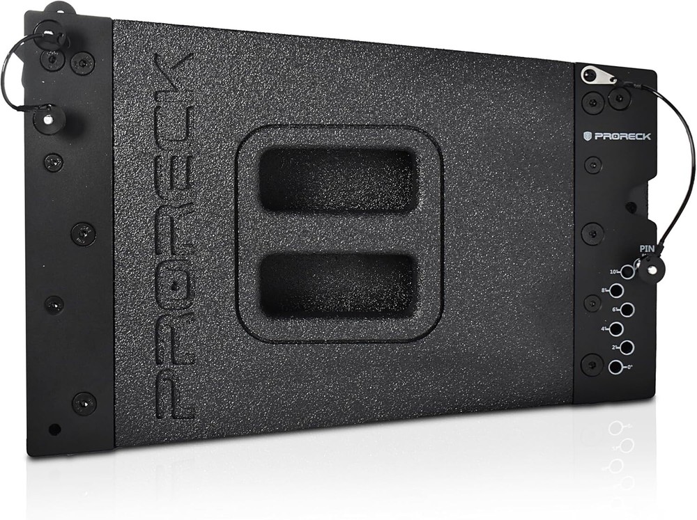 PRORECK Dual 10'' Full Range 5000W P.M.P.O Powered DJ Line Array Speaker PA Set