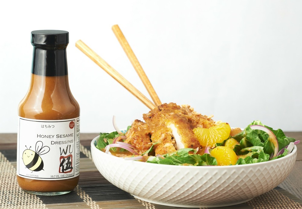 Authentic Japanese Honey Sesame Ginger dressing (4 Bottles)
