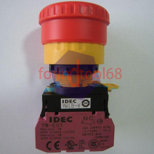 1PCS IDEC YW1B-V4E03R Emergency stop switch New