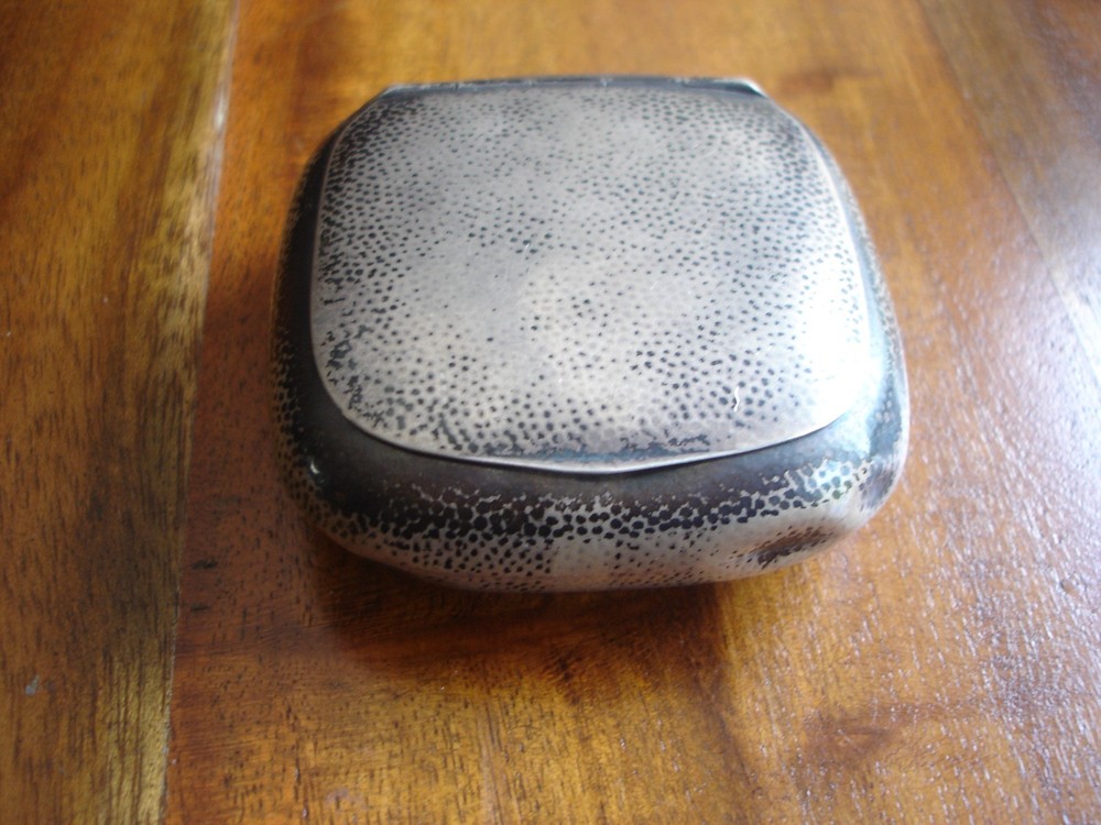 Vintage 800 Silver Pills Box # W18